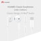 Huawei- CM33 Classic Earphones (USB-C Edition) Half In-ear Corded Headset Handsfree Hi-Res High-Resolution Audio Immersive Wired Headphone with Mic Microphone Volume Control Wind Noise Reduction