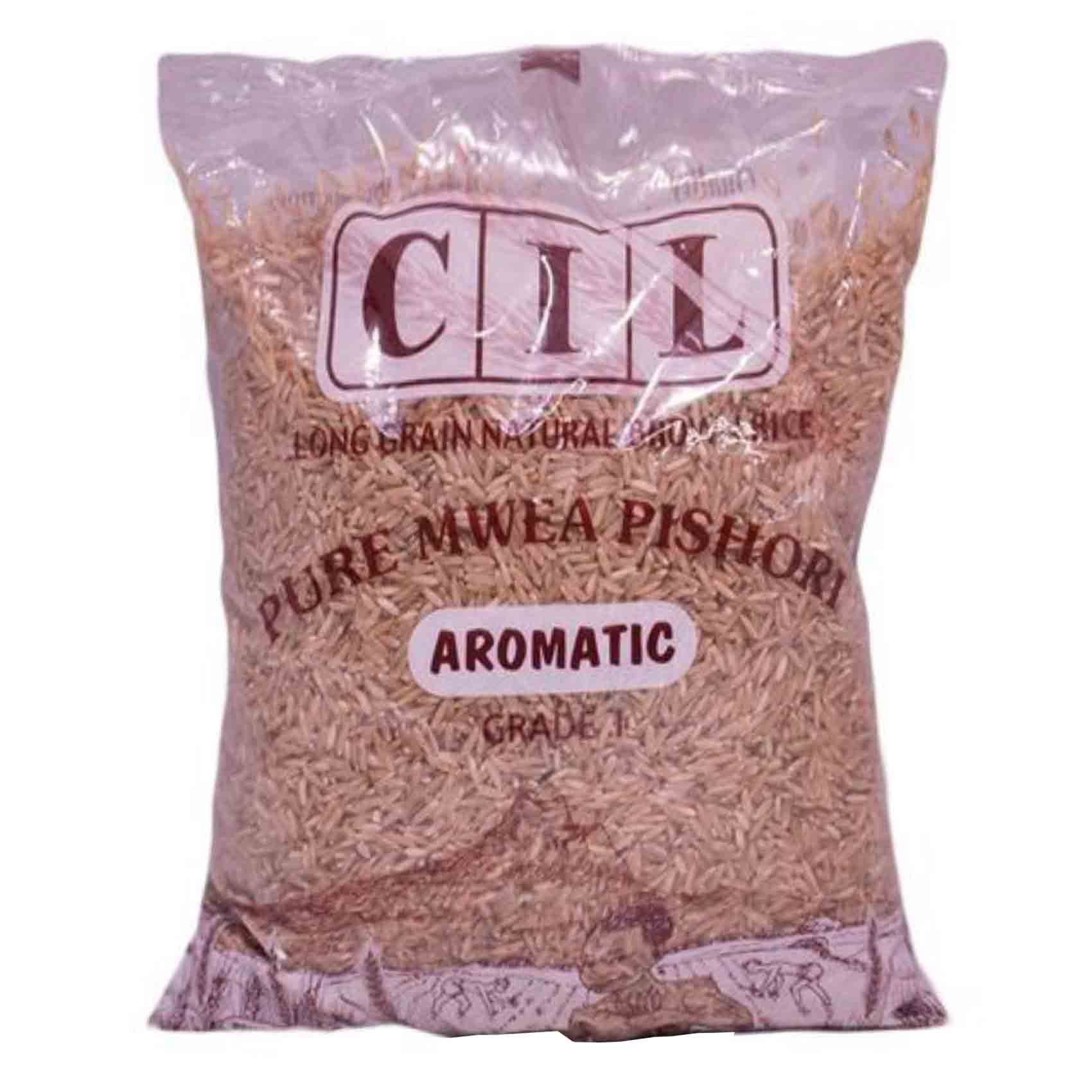 Cil Aromatic Pure Mwea Long Grain Brown Pishori Rice 1Kg