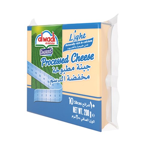 Al Wadi Al Akhdar Light Sliced Cheese 200GR