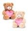 18cm Keeleco Bramble Bear W/Heart 2 Asstd