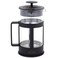 Any Morning French Press Coffee and Tea Maker, Borosilicate Glass Coffee Press, Stainless Steel Filter, Durable and Heat Resistant, Black (800 ml, 27 oz, 3 Cup)