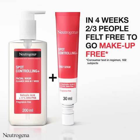 Neutrogena Facial Wash Spot Controlling Plus 200ml
