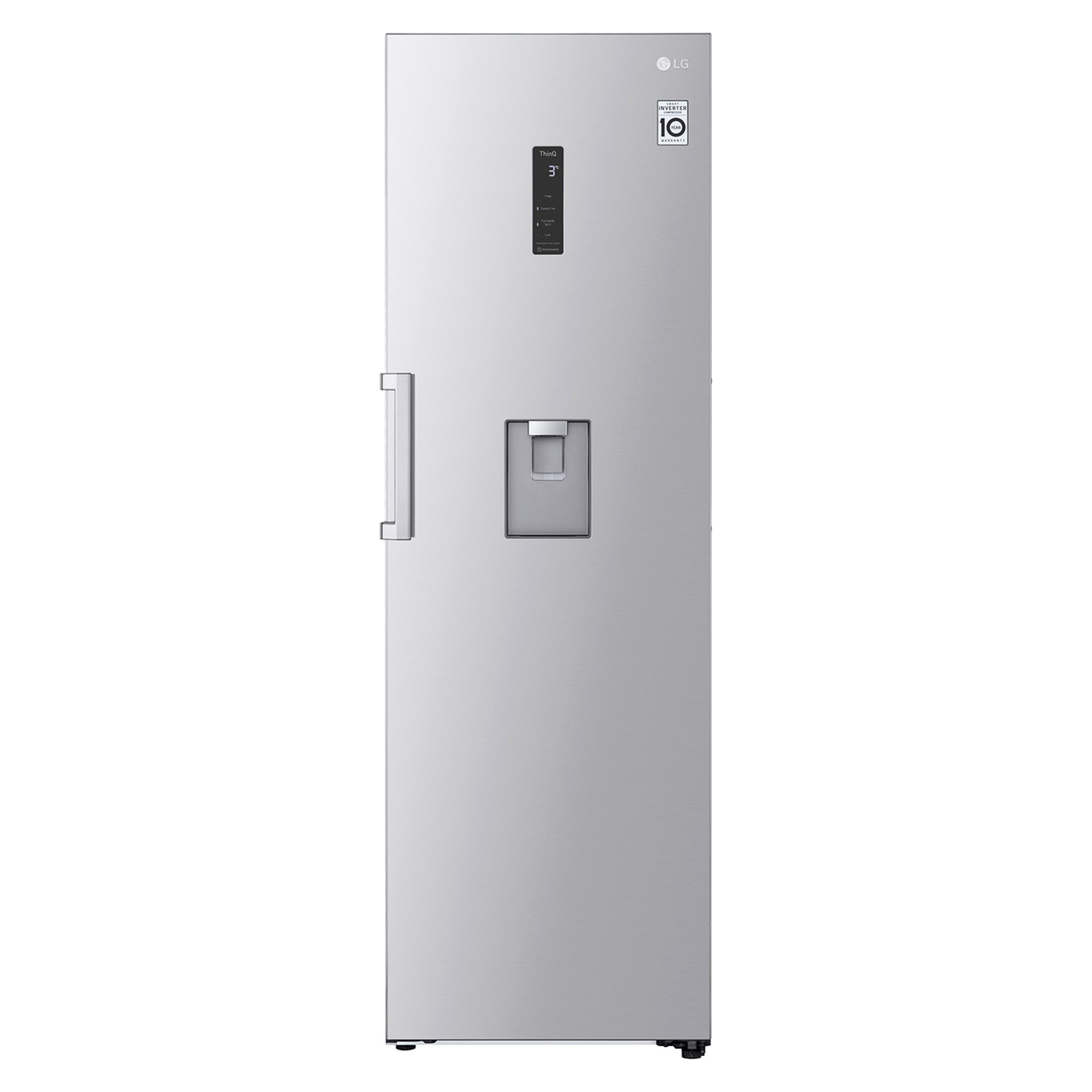 LG Single Door Fridge GR-F411ELDM Platinum Silver 380L