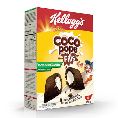 Kellogg&#39;s Choco Pops Filled Vanilia - 350 gram