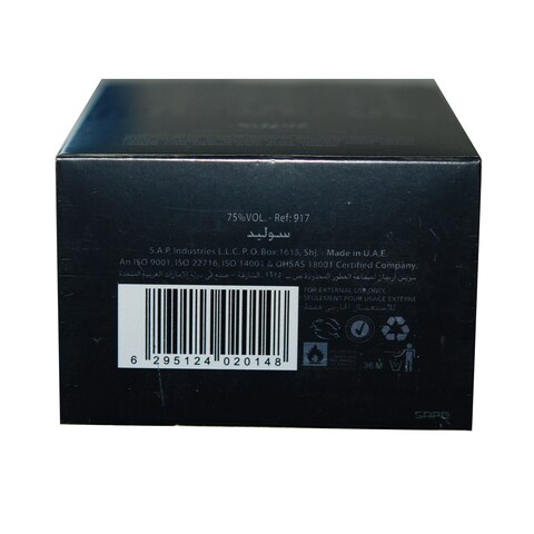 Sapil Solid Black Deo Eau De Toilette Clear 100ml