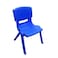 XIANGYU (28cm) blue outdoor kids stackable plastic chair for kids