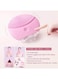 Forever Silicon Facial Cleansing Electric Brush Pink