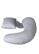 Moon Bamboo Multi-Position Pregnancy Pillow, Grey