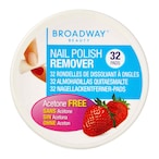 Buy Broadway 36B Strawberry Flavoured Nail Polish Remover Pads White 32 Pads in UAE