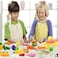 SKEIDO Cutting Play Vegetables And Fruits Kids Plastic Vegetable Fruit Toy Simulation Fruits Toys Set