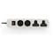 iLOCK power strip 4 outlets - 2 schuko sockets + 2 universal sockets