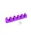 Generic Wall Mounted Plastic Broom Holder Purple 40.8Cm