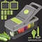 Generic 14 In 1 Multifunctional Kitchen Vegetable Cutter Fruit &amp; Vegetable Grey