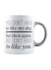 muGGyz Printed Ceramic Coffee Mug White