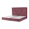 In House Janwa Velvet Bed Frame - Single - 200x90 cm - Dark Pink
