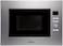 Baumatic 28 Litre Built In Microwave Oven &amp; Grill Frameless Design Black Glass &amp; Silver Model BMEMWBI28SS -2 Years Full Warranty