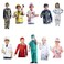 FITTO Nurse Costume for Kids with Accessories, Hospital Costumes for Pretend Play and Halloween, Small