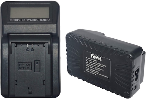 DMK Power NP-FZ100 LCD Quick Rapid TC-1000F Charger for Sony NP-FZ100, BC-QZ1 A7RIII A7R3, a7 III, Alpha 9, Alpha 9R, Alpha 9S Digital Camera