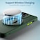 Remson Mag-X Phone Grip Finger Strap Magnetic Phone Kickstand with Silicone Strap Compatible for iPhone 14, 13 Pro/Max/Plus (Green/Neon Green)