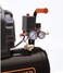 Black + Decker 8 Bar Compressor, 2 HP Motor, 24 L Tank, 210 l/min Air Flow