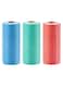 Pack Of 3 Kitchen Disposable Towels Roll, Blue/Green/Red, One Size