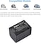 DMK Power 2x NP-FH70 7.2V / 1800mAh Rechargeable Replacement Battery Compatible with Sony Cameras