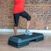 ULTIMAX Professional Aerobic Stepper Height Adjustable Aerobic Stepper with 3-steps fitness stepper for home fitness studio and office-110 cm Black