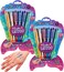 Mɑtty's Toy Stop Toysmith Mermaid Tattoo Gel Pens With Stencils Bundle, 2 Pack