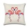 Rishahome Flamengo Pair Printed Cushion Cover, 45x45 cm