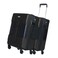 Tach V3 Hardcase Carry-on Luggage - 20 inch Spinner Suitcase With TSA Lock - 2 USB Charging Ports - Water Bottle Holder - Patented Built-In Connecting System - Easily Links 6 Bags - Black