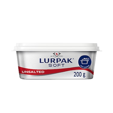 Lurpak Soft Butter Unsalted 200GR