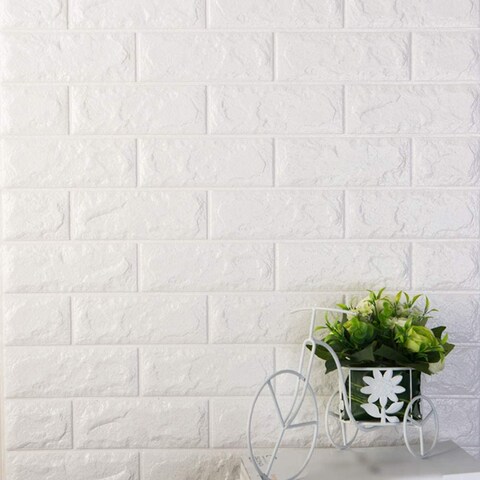 RBWTOYS Solid Color Wallmate For Home, Office etc., RW-18809  offwhite