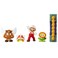 Nintendo Super Mario Lava Castle 2.5" Figure Diorama Play Set, Includes: Fire Mario, Spiny, &amp; para Goomba, Mechanical Spinning Fireballs, Block &amp; Fire Flower