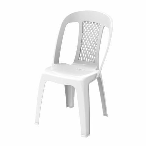 Buy Cosmoplast Regal Chair White in UAE