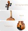 Mike Music Violin Solid Wood with Case, Bow, and Rosin (3/4 - Size) (3/4)