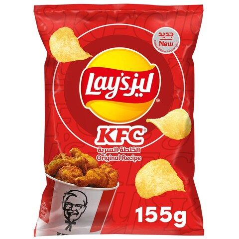 Lays KFC Original Potato Chips 155g