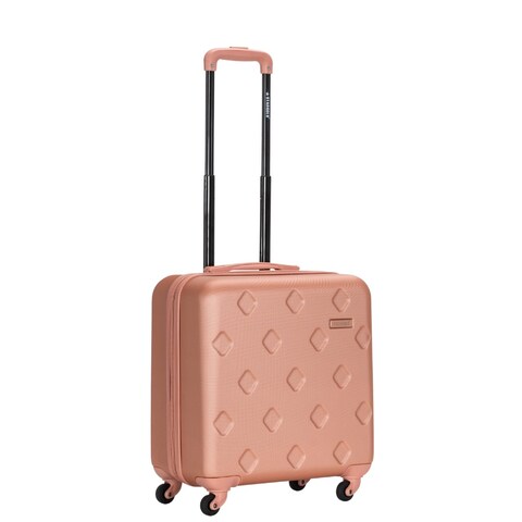 Single Hardside Spinner 4 Wheels Cabin Trolley Luggage With Number Lock 16 Inches