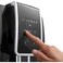 DeLonghi Dinamica ECAM 350.15.B fully automatic coffee machine (1450 watts, digital display, milk frother, favorite drinks at the push of a button, removable brew group, 2-cup function) black