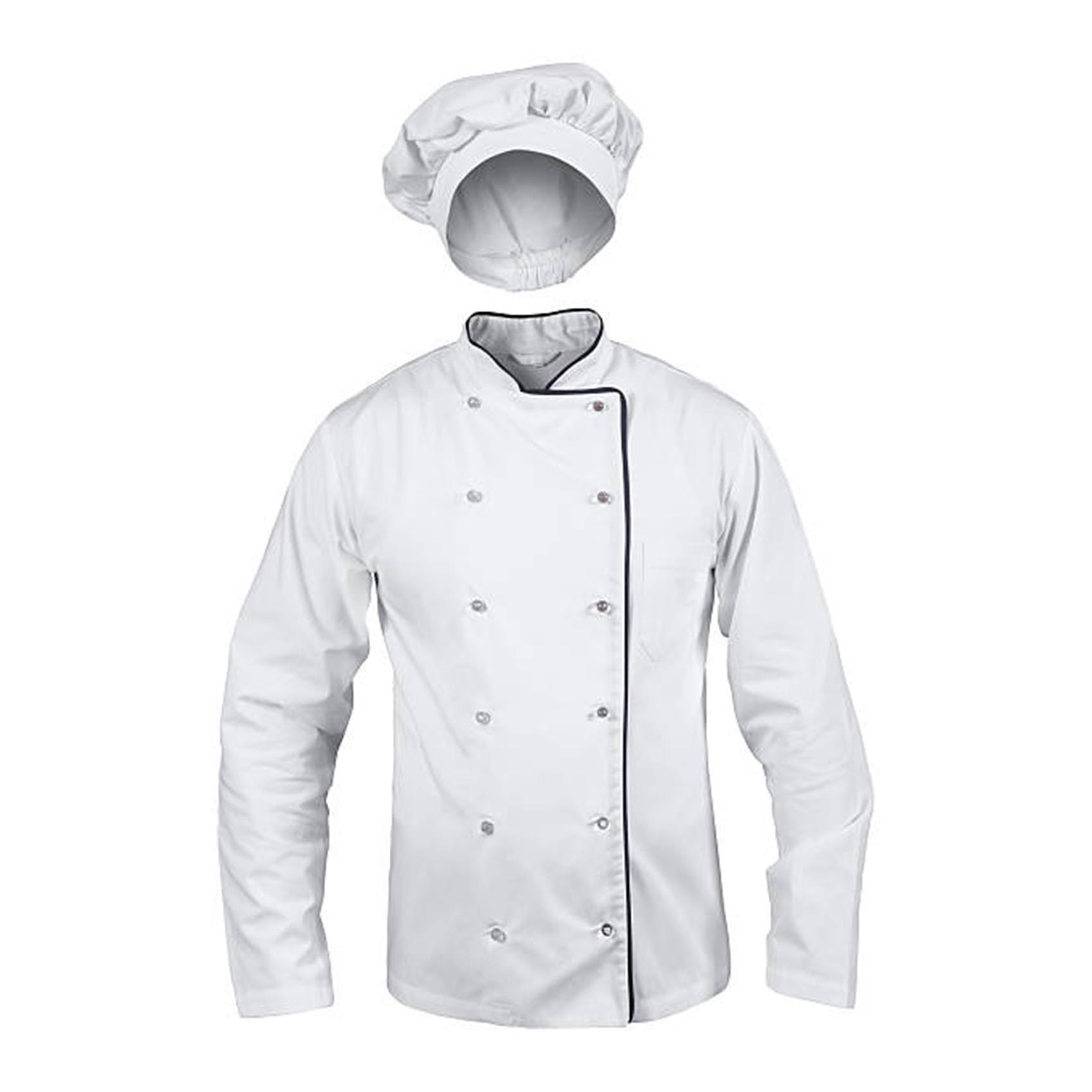 LP ESTILO CHEF COAT WITH CHEF CAP