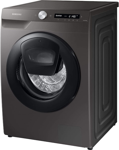 Samsung 8 Kg Front Load Washing Machine 1400 RPM Series 5+ Add Washer &amp; Wi-Fi Connected Graphite Rated Energy Class Color Silver Model - WW80T554DAN1 (International Version).