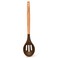 Fissman Slotted Spoon Chefs Tools 32cm - Silicone With Wooden Handle