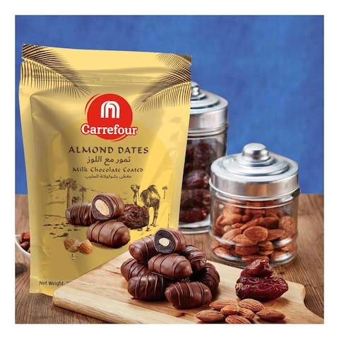 Carrefour Almond Milk Chocolate Dates, 250g