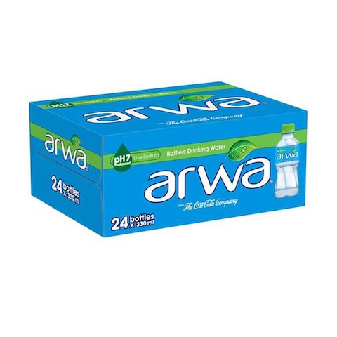 Arwa Mineral Water Low Sodium 330ml x Pack of 24