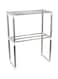 Multifunctional Microwave Oven Rack Silver 49.5-80x25x60.5centimeter