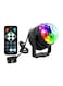 Generic - LED Party Light With Remote Control Black 6watts