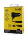 Budi USB Car Charger Black