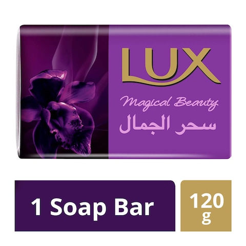 Buy Lux Magical Beauty Soap Bar Purple 120g in Saudi Arabia