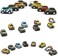 Plastic Mini Toy Cars Fun Bulk Race Car Set of 8pcs for Kids Ages 3-6 Perfect Christmas, Birthday, or Classroom Gifts for Boys and Girls