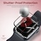 Moxedo Glass Screen Protector Ultra HD Clear Full Coverage Flexible Protector Compatible for iWatch Series 7 (45mm)