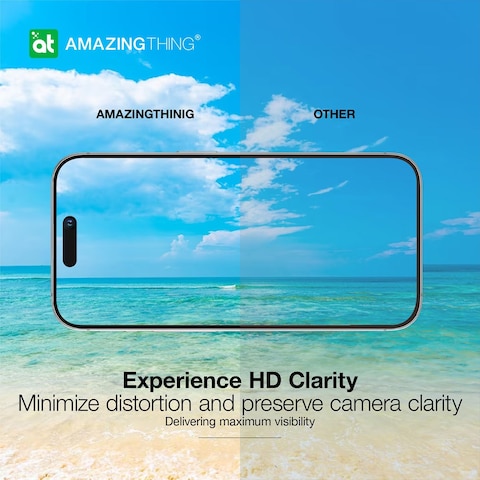 Amazing Thing iPhone 15 and iPhone 15 PLUS Camera Lens Protector Supreme Tempered Glass Aluminum AR Lens Defender - Light Pink